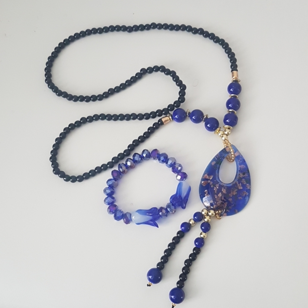 Handmade matching Necklace and Bracelet